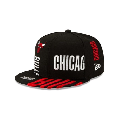 Chicago Bulls Gorra | New Era NBA Authentics Tip Off Series 9fifty Snapback Cap Mexico - Negros